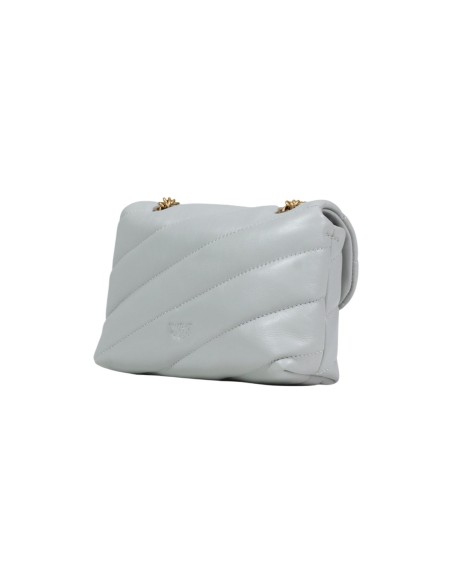 Sac gris femme Pinko cuir bandoulière
