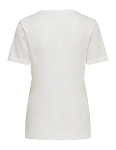 T-shirt Only blanc femme – Style essentiel