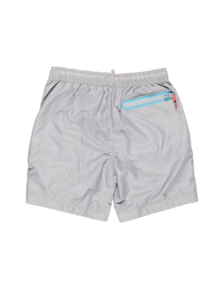 Maillot de bain gris homme Superdry imprimé