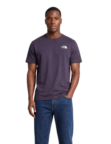 T-shirt violet homme The North Face imprimé