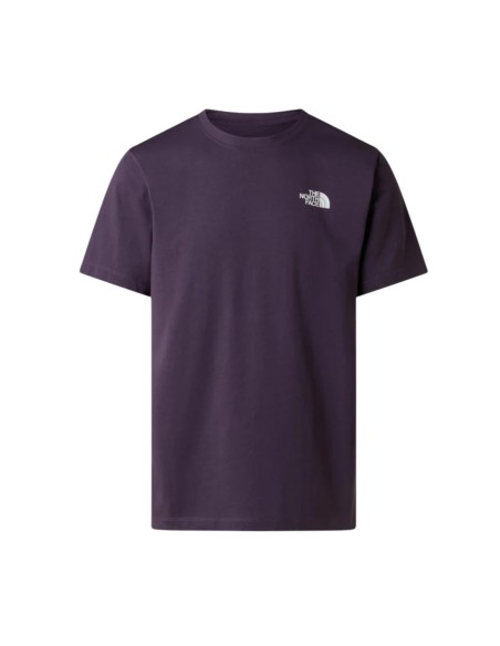 T-shirt violet homme The North Face imprimé