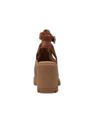 Sandales marron femme Timberland cuir