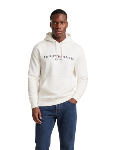 Sweat capuche Tommy Hilfiger beige homme – Style iconique