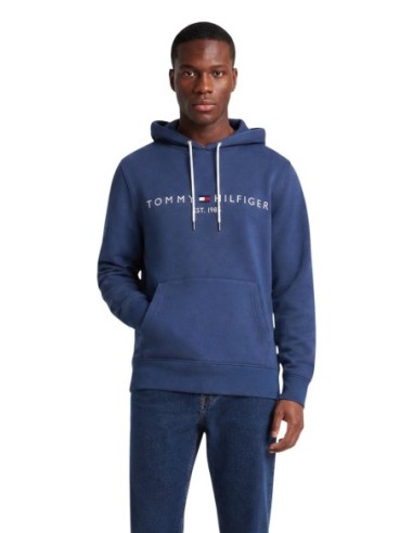 Sweat capuche Tommy Hilfiger bleu homme – Style iconique