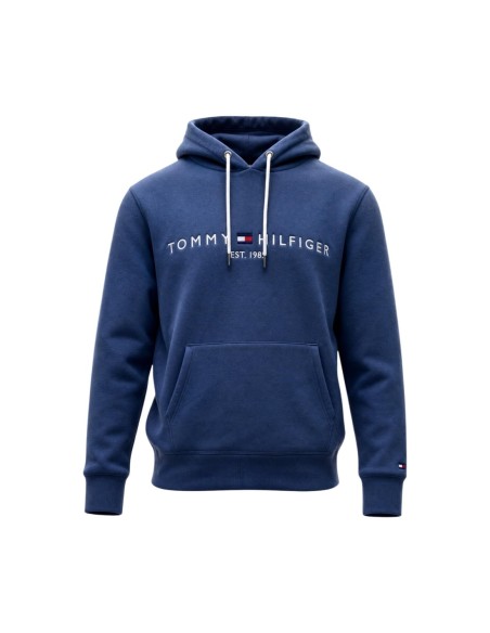 Sweat capuche Tommy Hilfiger bleu homme – Style iconique