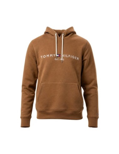 Sweat capuche Tommy Hilfiger marron homme – Élégance sportive