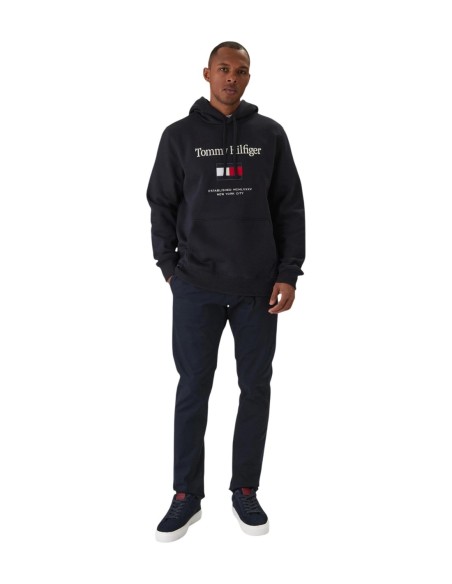 Sweat Tommy Hilfiger blanc homme – Style épuré