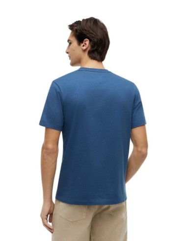 T-shirt bleu azur homme Tommy Hilfiger coton biologique