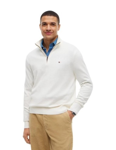 Pull cachemire Tommy Hilfiger blanc homme – Style premium
