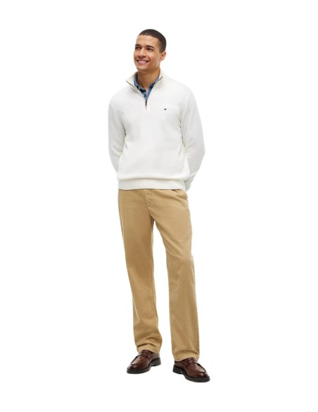 Pull cachemire Tommy Hilfiger blanc homme – Style premium