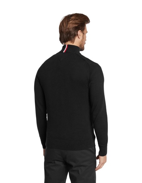 Pull cachemire Tommy Hilfiger noir homme – Style raffiné