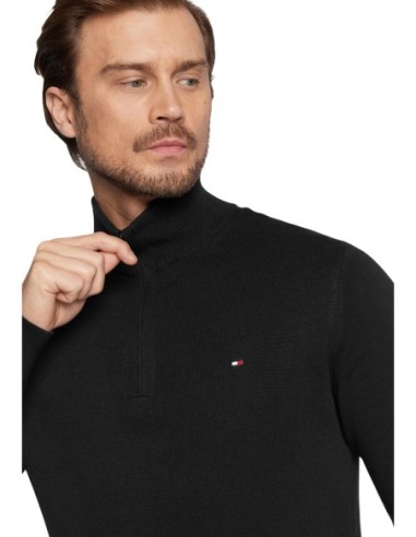 Pull cachemire Tommy Hilfiger noir homme – Style raffiné