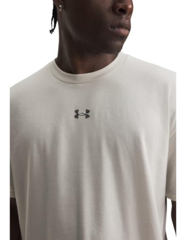 T-shirt beige homme Under Armour col classique