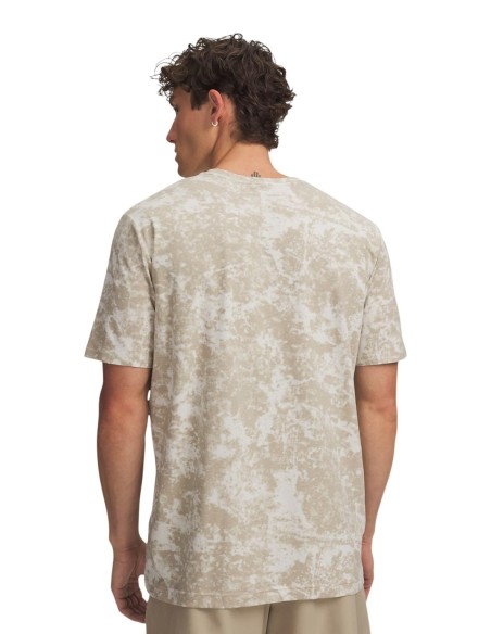T-shirt beige homme Under Armour coupe régulière