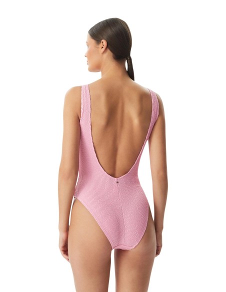Maillot de bain rose femme Tommy Hilfiger une pièce