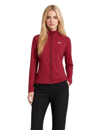 Sweat bordeaux femme Under Armour zip