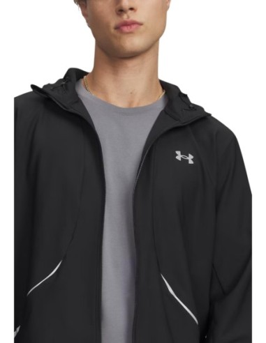 Veste noire homme Under Armour capuche