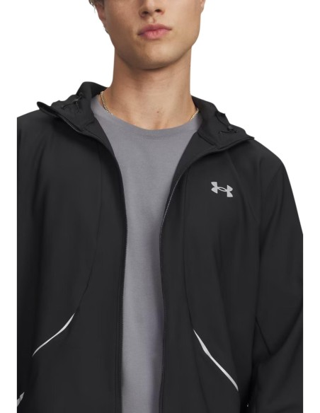 Veste noire homme Under Armour capuche