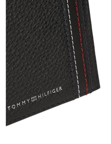 Tommy Hilfiger Portefeuille Homme noir – Élégance en cuir