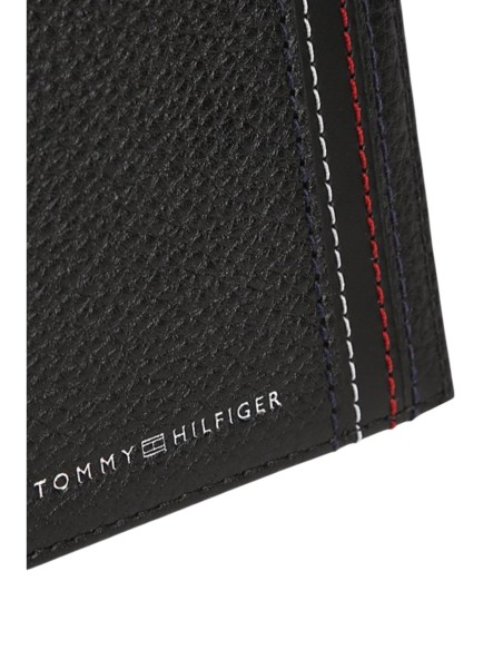 Tommy Hilfiger Portefeuille Homme noir – Élégance en cuir