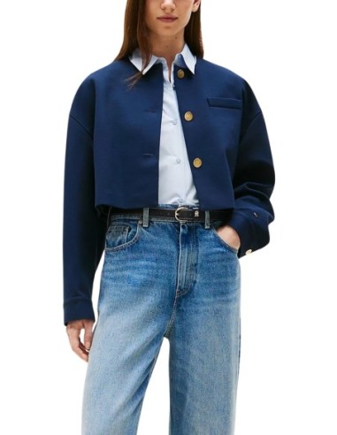 Tommy Hilfiger Veste Femme bleu – Élégance intemporelle