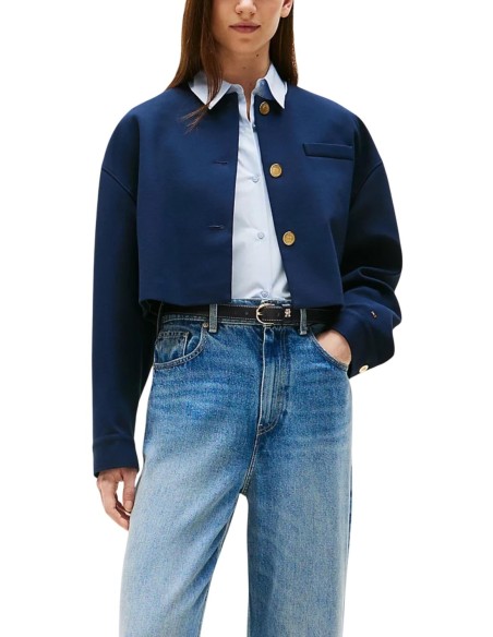 Tommy Hilfiger Veste Femme bleu – Élégance intemporelle
