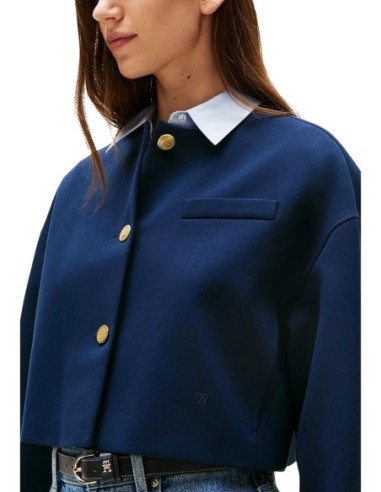Tommy Hilfiger Veste Femme bleu – Élégance intemporelle