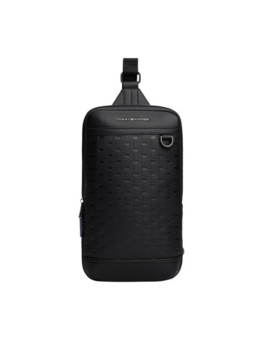 Tommy Hilfiger Sac Homme noir – Design asymétrique