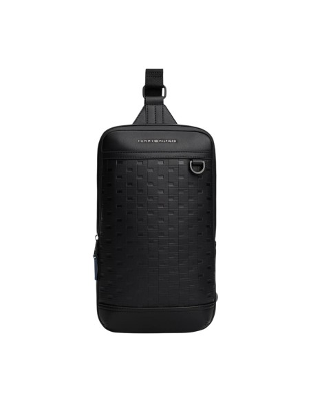 Tommy Hilfiger Sac Homme noir – Design asymétrique
