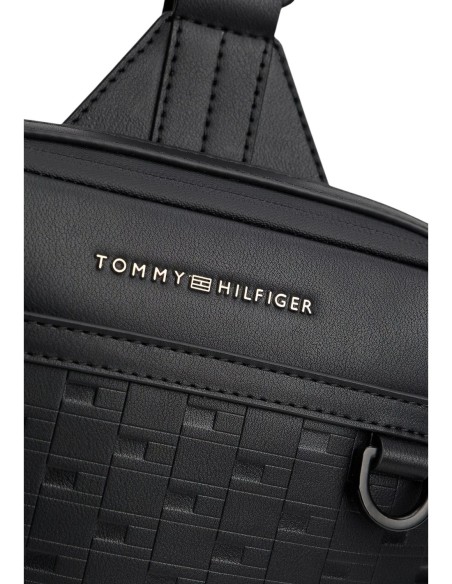 Tommy Hilfiger Sac Homme noir – Design asymétrique