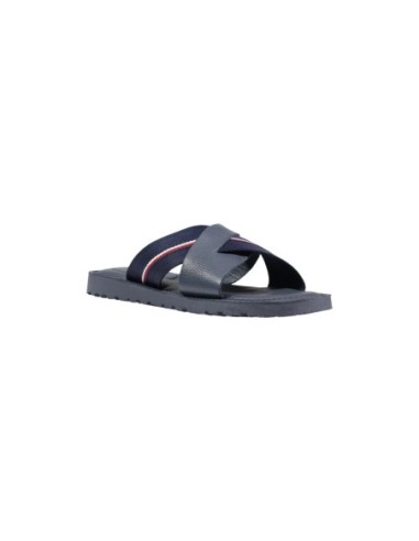 Tommy Hilfiger Mules Homme bleu – Cuir premium