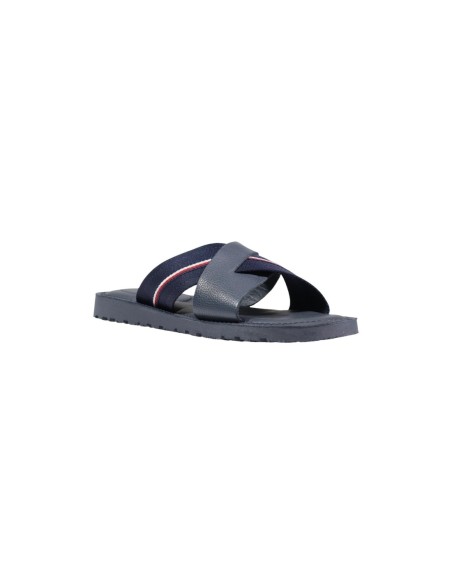 Tommy Hilfiger Mules Homme bleu – Cuir premium