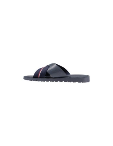 Tommy Hilfiger Mules Homme bleu – Cuir premium