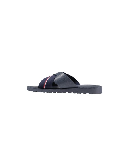 Tommy Hilfiger Mules Homme bleu – Cuir premium