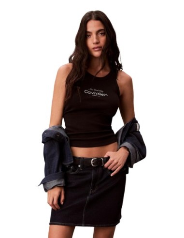 Calvin Klein Jeans Top Femme noir – Style moderne