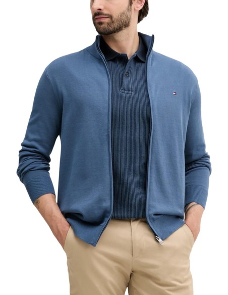 Tommy Hilfiger Cardigan Homme bleu – Style chaud