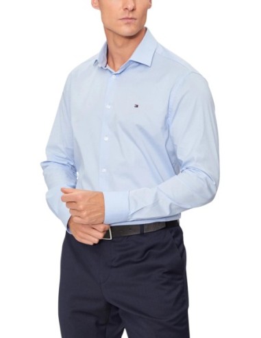 Tommy Hilfiger Chemise Homme bleu azur – Élégance moderne