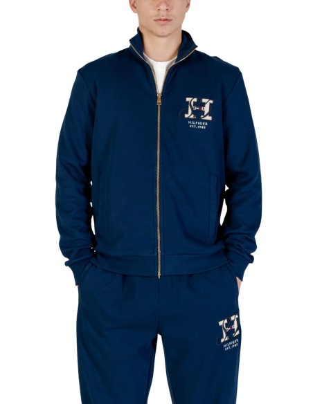 Tommy Hilfiger – Sweat Homme bleu zippé