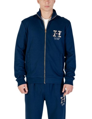 Tommy Hilfiger – Sweat Homme bleu zippé