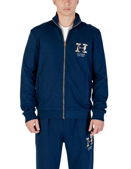 Tommy Hilfiger – Sweat Homme bleu zippé