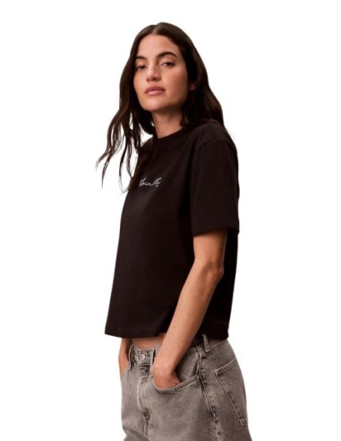 Calvin Klein Jeans T-Shirt Femme noir – Style iconique