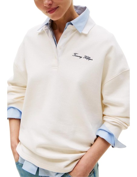 Tommy Hilfiger Sweat Femme blanc – Style moderne