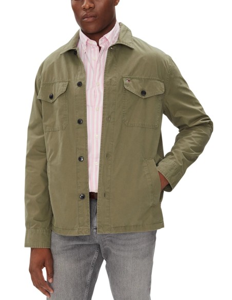 Tommy Hilfiger Veste Homme verte – Style structuré