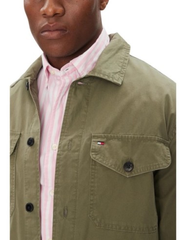 Tommy Hilfiger Veste Homme verte – Style structuré