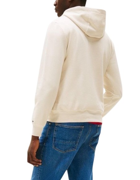 Tommy Hilfiger – Sweat Homme beige imprimé