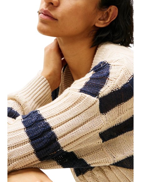 Tommy Hilfiger Pull Femme beige – Style naturel