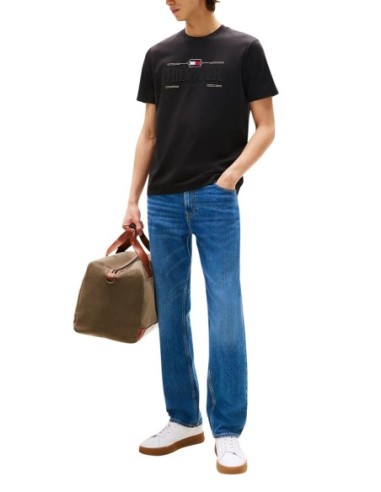 Tommy Hilfiger T-Shirt Homme noir – Style polyvalent