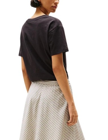 Tommy Hilfiger – T-Shirt Femme noir