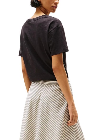 Tommy Hilfiger – T-Shirt Femme noir