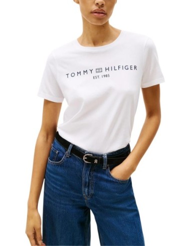 Tommy Hilfiger – T-Shirt Femme blanc